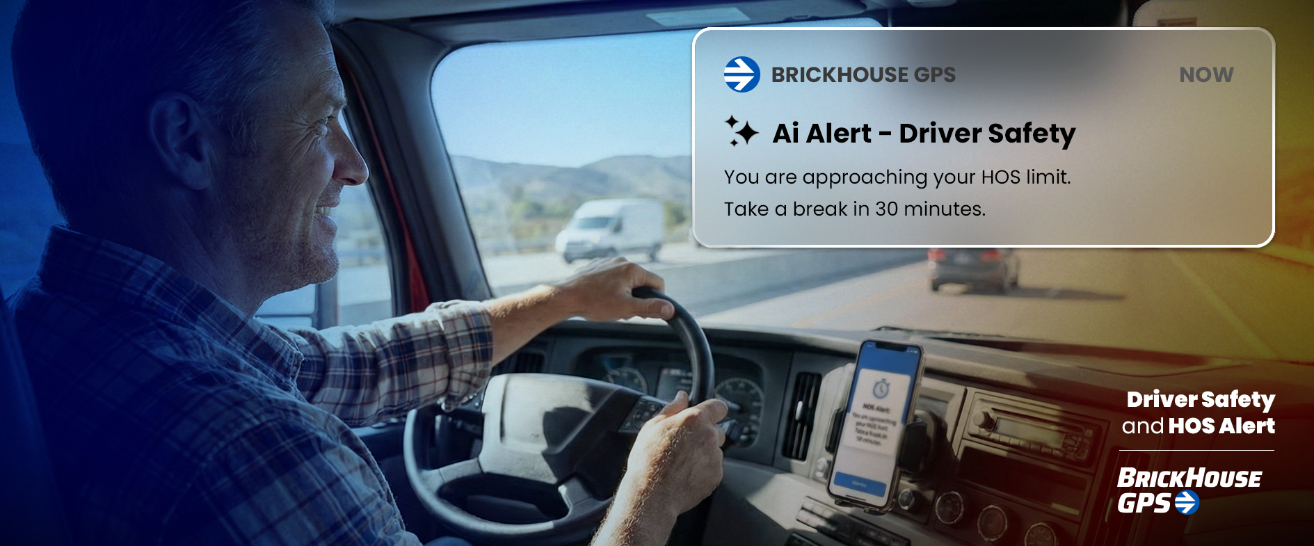 Driver Safety and HOS Alert
